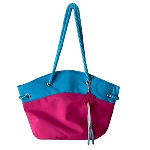 Escada Pacific Paradise Mini Beach Tote Or Shopper
